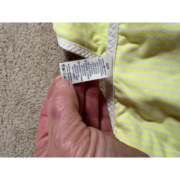 Lululemon What The Fluff Scarf Polar Cream Slope Stripe Down Fill Hidden Pocket - Picture 13 of 13